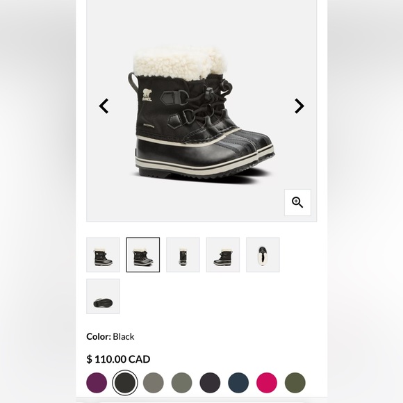 Sorel Yoot pac black. Size 10 - Picture 6 of 6